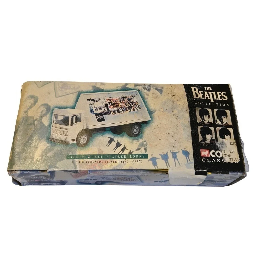 Corgi Classics Beatles AEC 4 Wheel Flatbed Lorry Billboard‎ Truck 1997 w/ Box